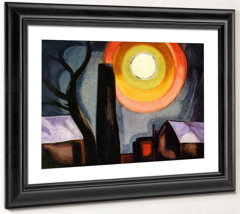 Ascension By Oscar Bluemner By Oscar Bluemner Fine Art Print