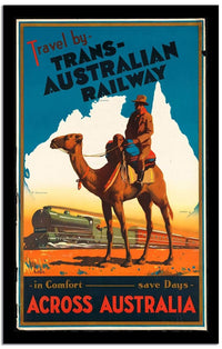 Ascoss Australia  Vintage Poster Fine Art Print