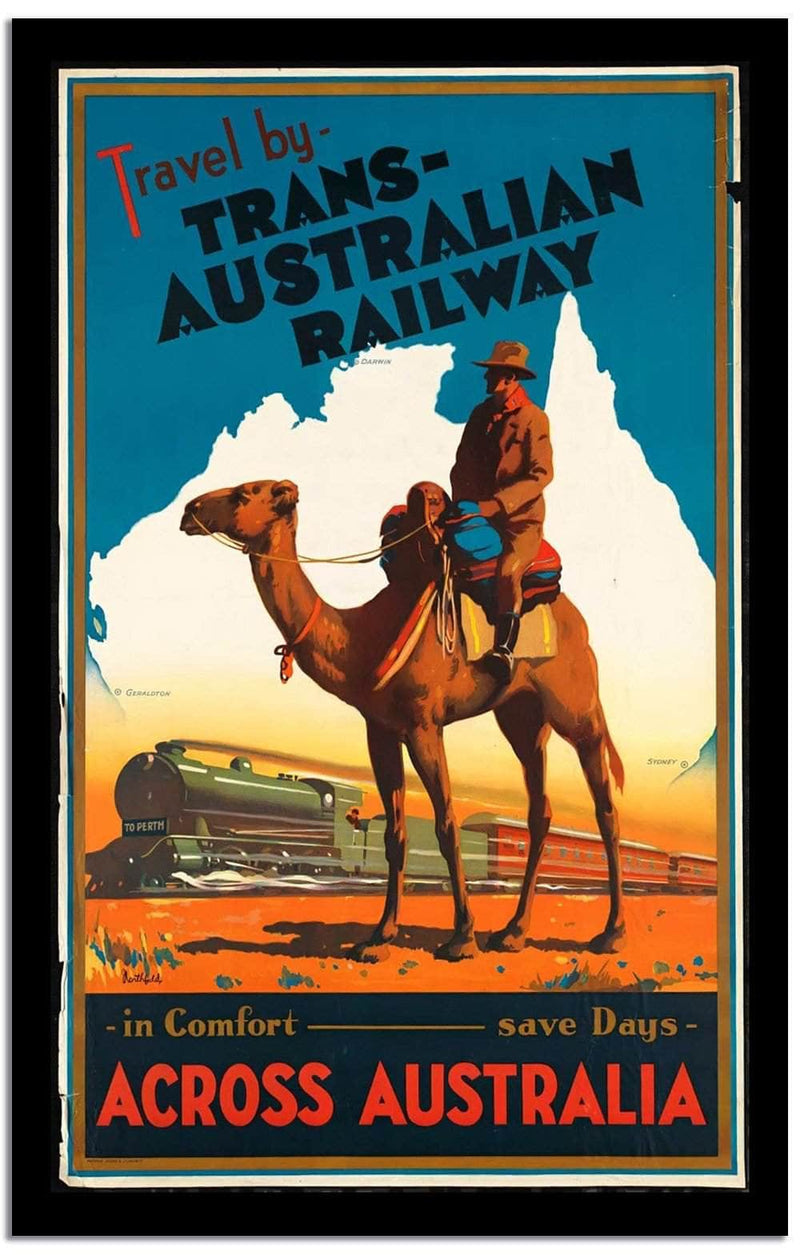 Ascoss Australia  Vintage Poster Fine Art Print