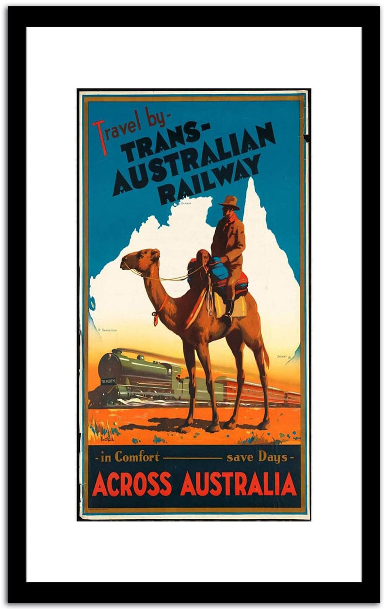 Ascoss Australia  Vintage Poster Fine Art Print