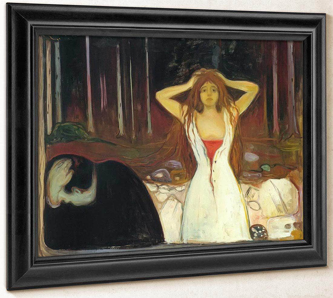Ashes 1894 By Edvard Munch Fine Art Print