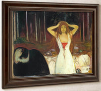 Ashes 1894 By Edvard Munch Fine Art Print