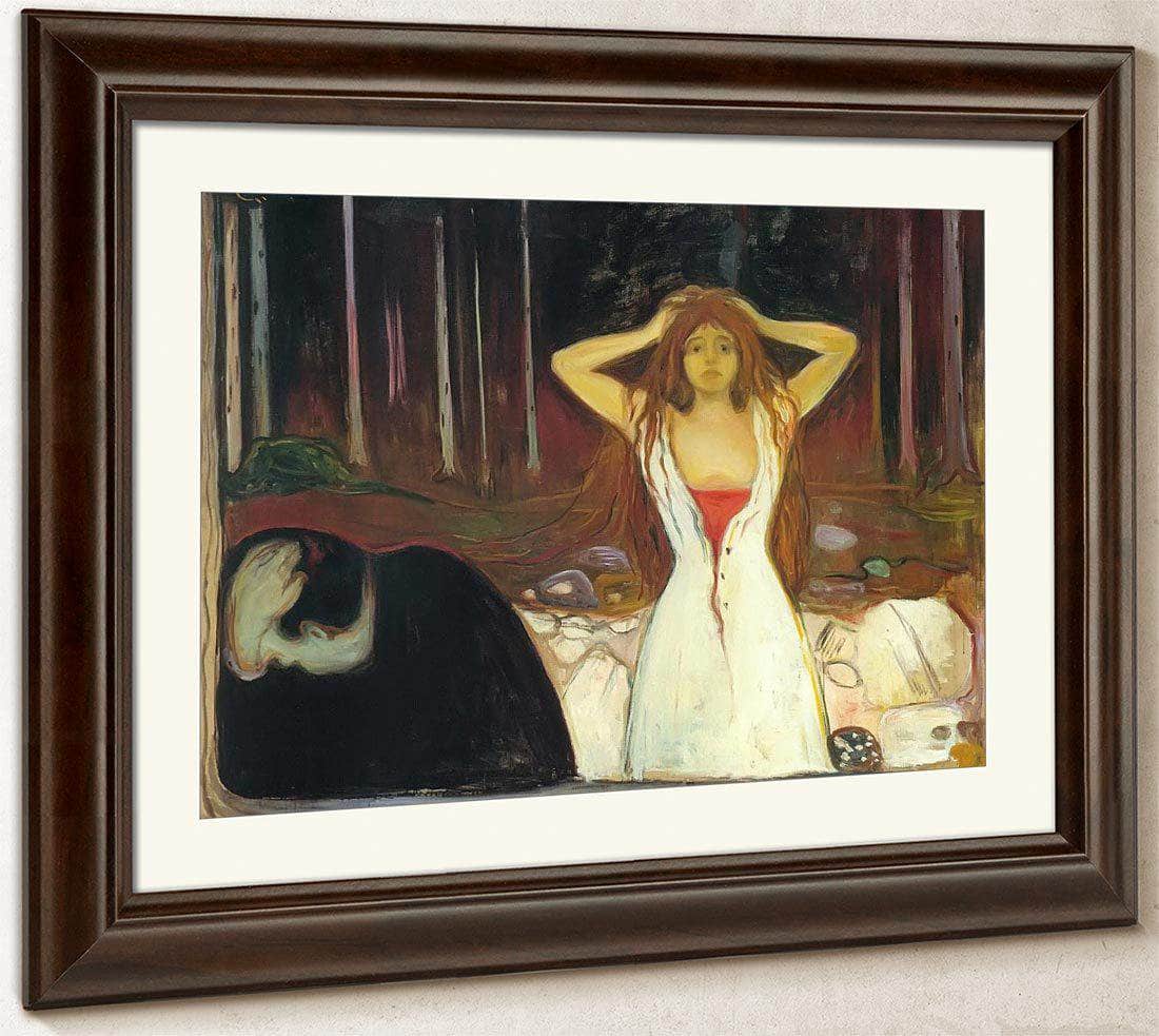 Ashes 1894 By Edvard Munch Fine Art Print