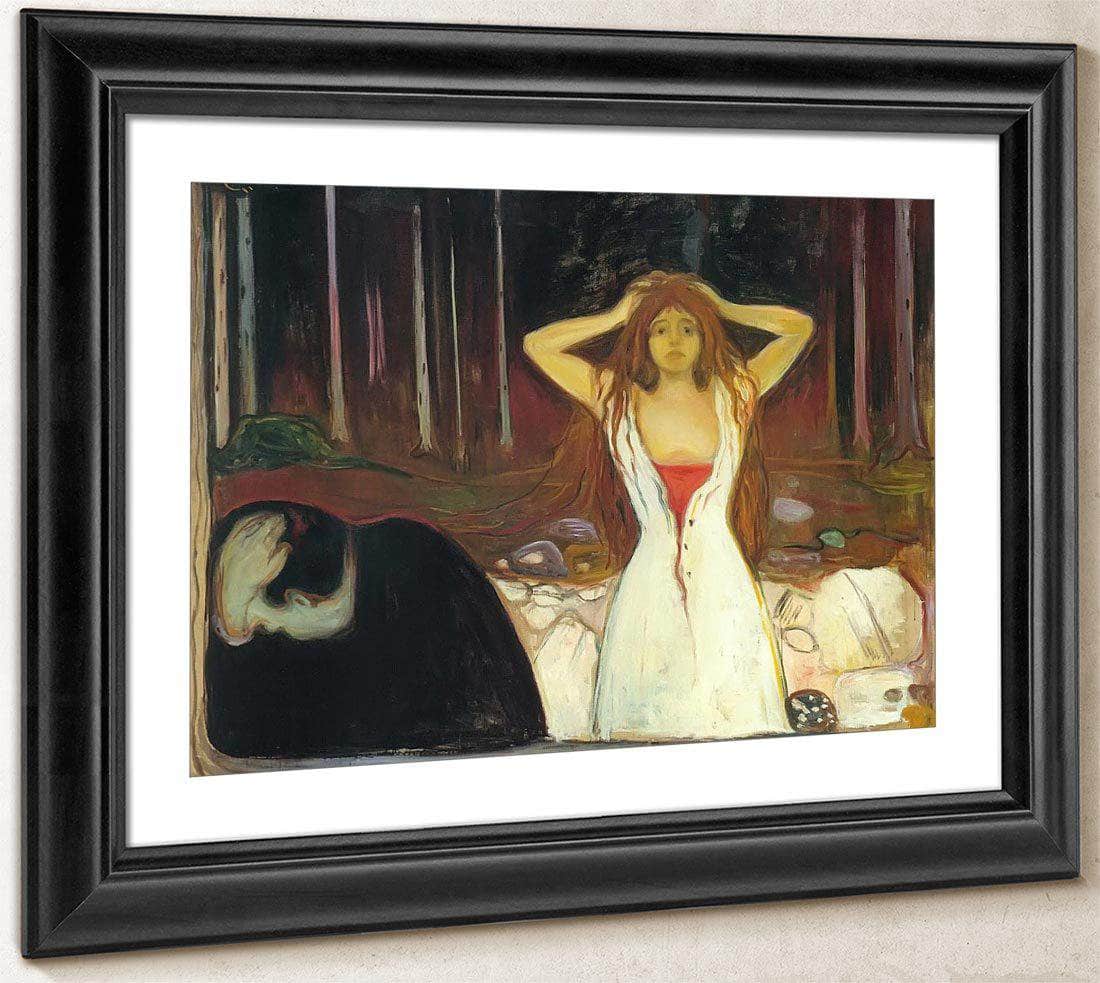 Ashes 1894 By Edvard Munch Fine Art Print
