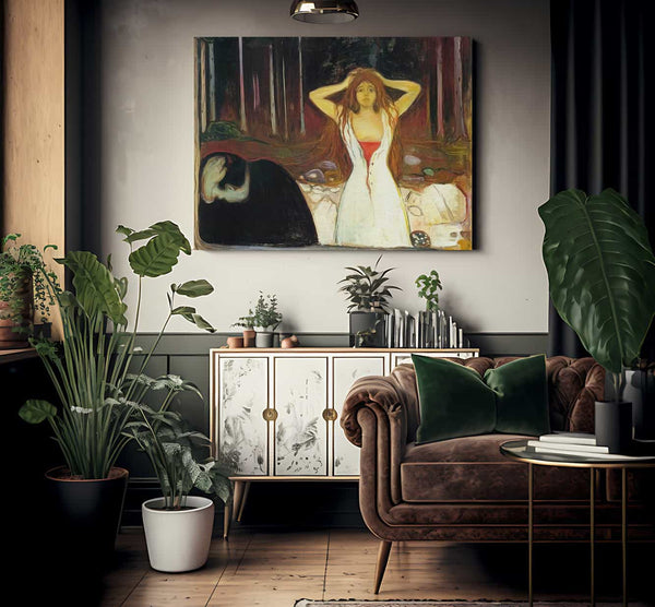 Ashes 1894 By Edvard Munch Fine Art Print