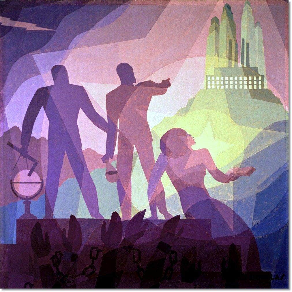 Aspiration Painting Aaron Douglas Canvas Art Fine Art Print