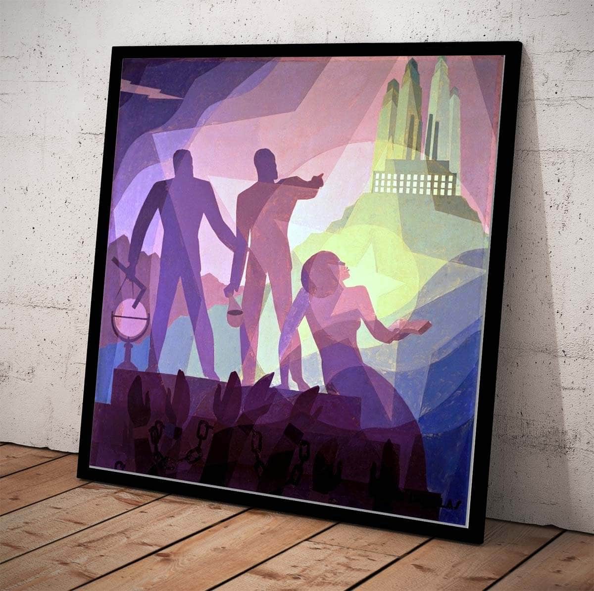 Aspiration Painting Aaron Douglas Canvas Art Fine Art Print