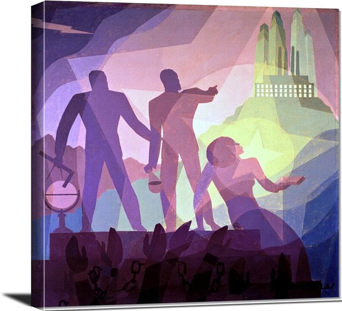 Aspiration Painting Aaron Douglas Canvas Art Fine Art Print