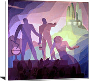 Aspiration Painting Aaron Douglas Canvas Art Fine Art Print