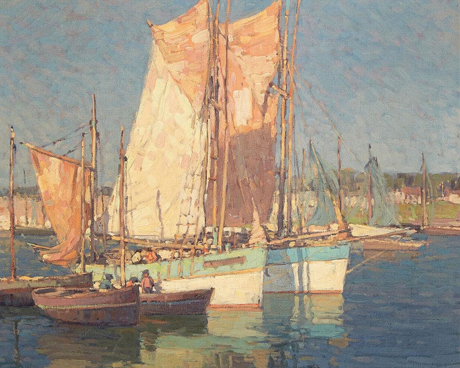 At Concarneau, France By Edgar Payne Fine Art Print