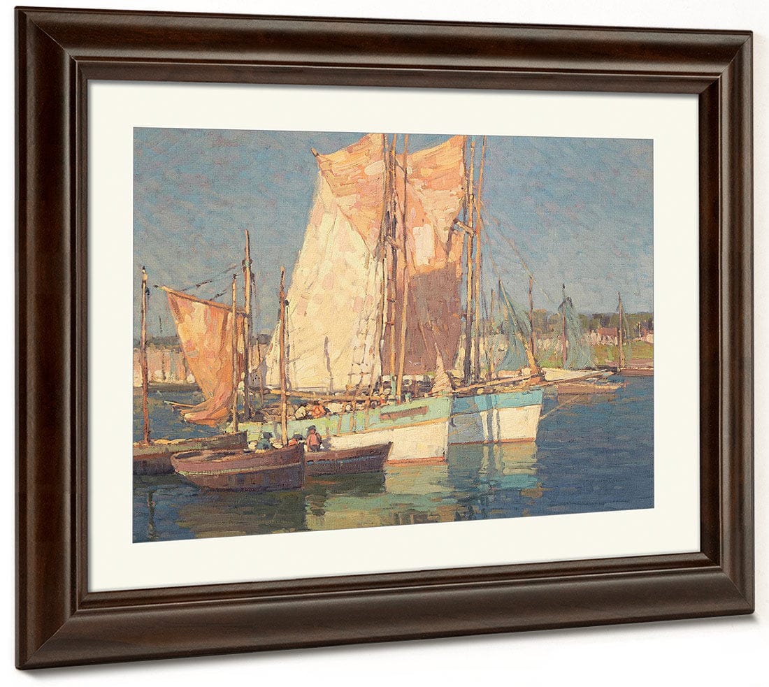 At Concarneau, France By Edgar Payne Fine Art Print