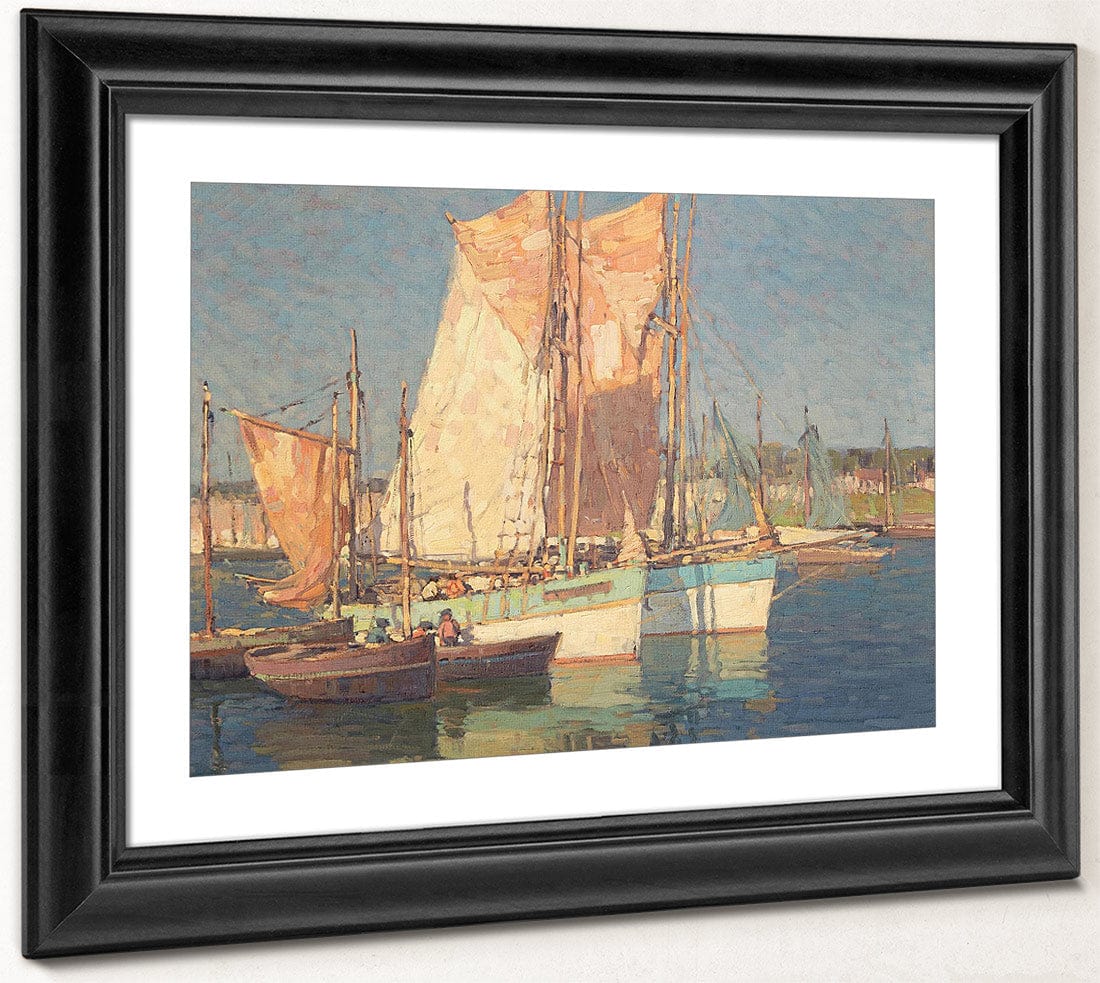 At Concarneau, France By Edgar Payne Fine Art Print