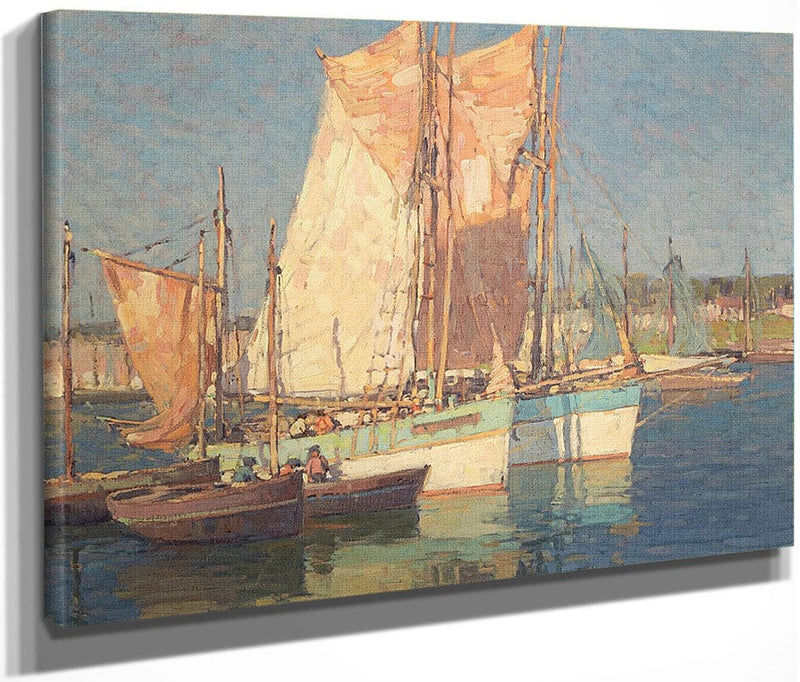 At Concarneau, France By Edgar Payne Fine Art Print