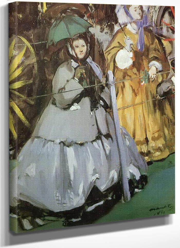 At Longchamp Racecourse 1864 By Edouard Manet Fine Art Print