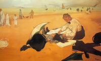 At The Beach By Edgar Degas Fine Art Print