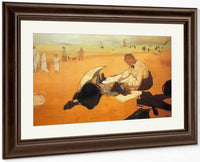At The Beach By Edgar Degas Fine Art Print