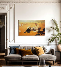 At The Beach By Edgar Degas Fine Art Print