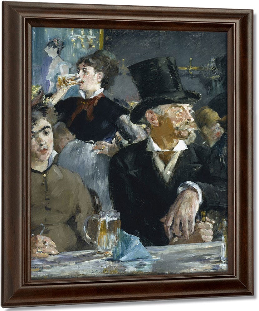 At The Cafe By Edouard Manet Fine Art Print