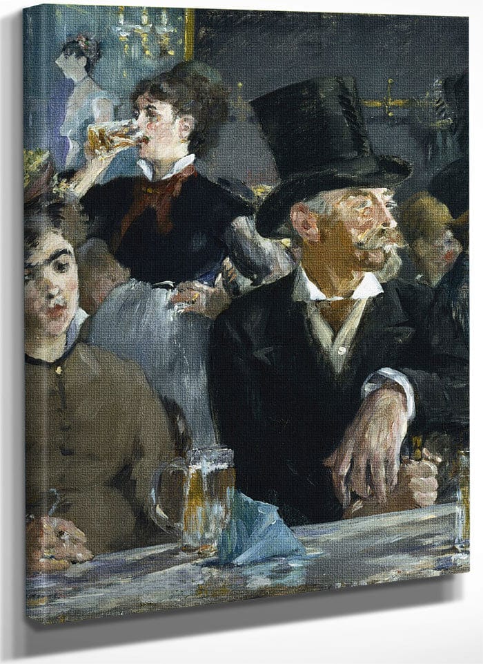 At The Cafe By Edouard Manet Fine Art Print