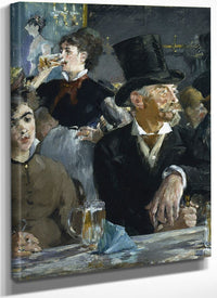 At The Cafe By Edouard Manet Fine Art Print
