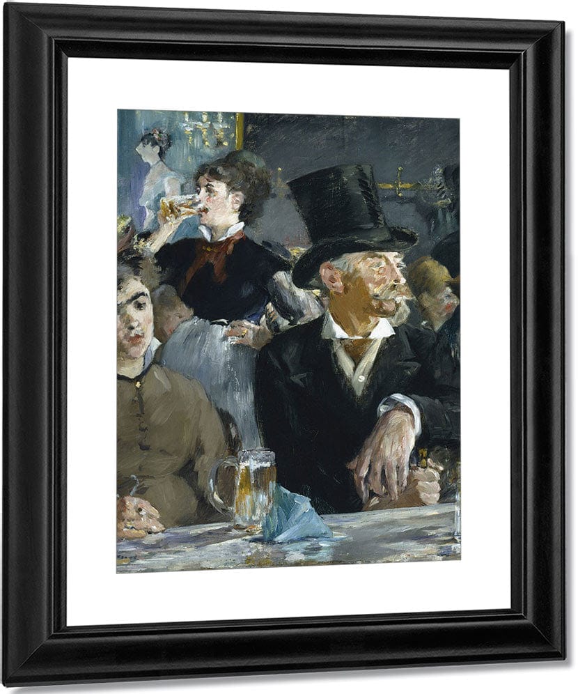 At The Cafe By Edouard Manet Fine Art Print