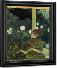 At The Cafe Concert By Edgar Degas Fine Art Print