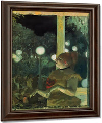 At The Cafe Concert By Edgar Degas Fine Art Print