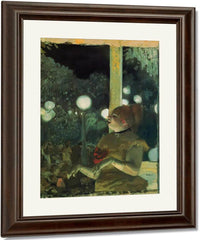 At The Cafe Concert By Edgar Degas Fine Art Print