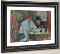 At The Cafe La Mie By Henri De Lautrec Toulouse Fine Art Print