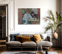 At The Cafe La Mie By Henri De Lautrec Toulouse Fine Art Print