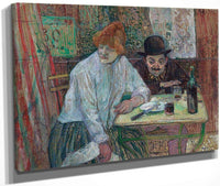 At The Cafe La Mie By Henri De Lautrec Toulouse Fine Art Print