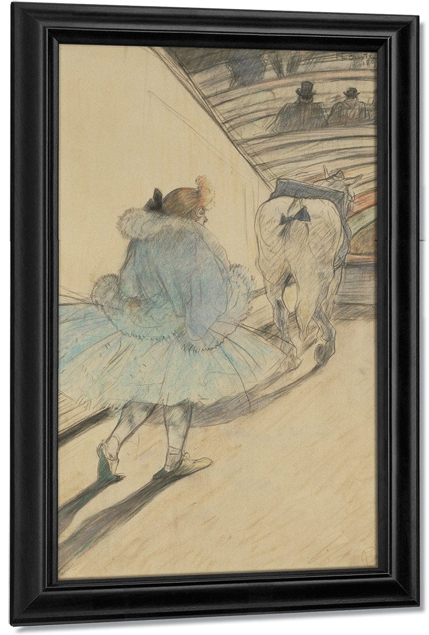 At The Circus  Entering The Ring By Henri Marie Raymond De Toulouse Lautrec Monfa Fine Art Print
