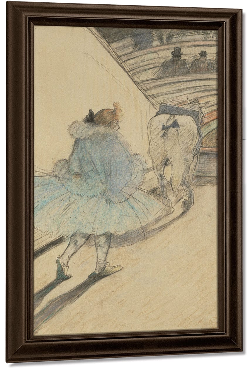 At The Circus  Entering The Ring By Henri Marie Raymond De Toulouse Lautrec Monfa Fine Art Print
