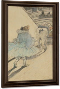 At The Circus  Entering The Ring By Henri Marie Raymond De Toulouse Lautrec Monfa Fine Art Print