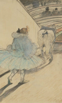 At The Circus  Entering The Ring By Henri Marie Raymond De Toulouse Lautrec Monfa Fine Art Print