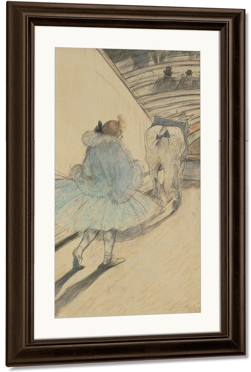 At The Circus  Entering The Ring By Henri Marie Raymond De Toulouse Lautrec Monfa Fine Art Print
