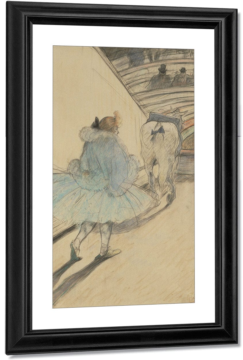 At The Circus  Entering The Ring By Henri Marie Raymond De Toulouse Lautrec Monfa Fine Art Print