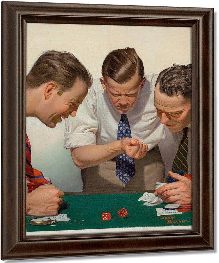 At The Cleaners Liberty Magazine Cover October 1 1927 By Leslie Thrasher Fine Art Print