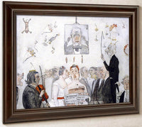 At The Conservatory By James Ensor Fine Art Print