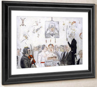 At The Conservatory By James Ensor Fine Art Print