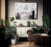 At The Conservatory By James Ensor Fine Art Print