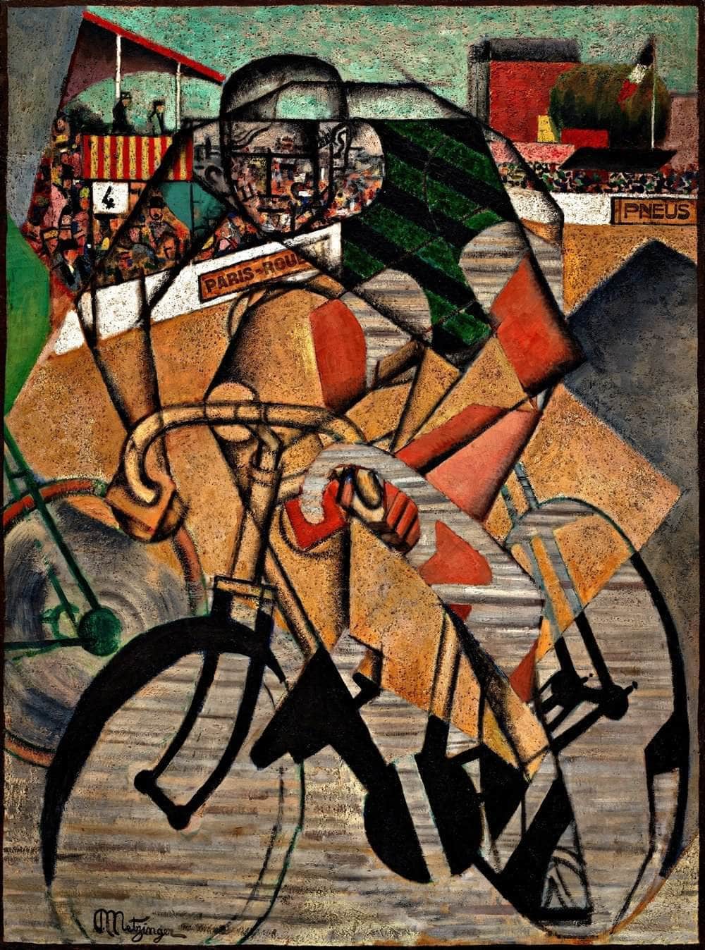 At The Cycle Race Painting Jean Metzinger Fine Art Print