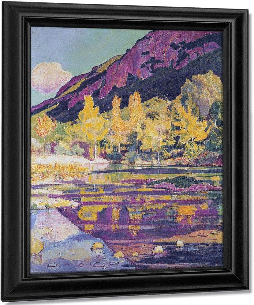 At The Foot Of The Petit Saleve 1893 Art Nouveau 65 5X49Cm Kunsthalle Bielefeld Germany By Ferdinand Hodler Fine Art Print