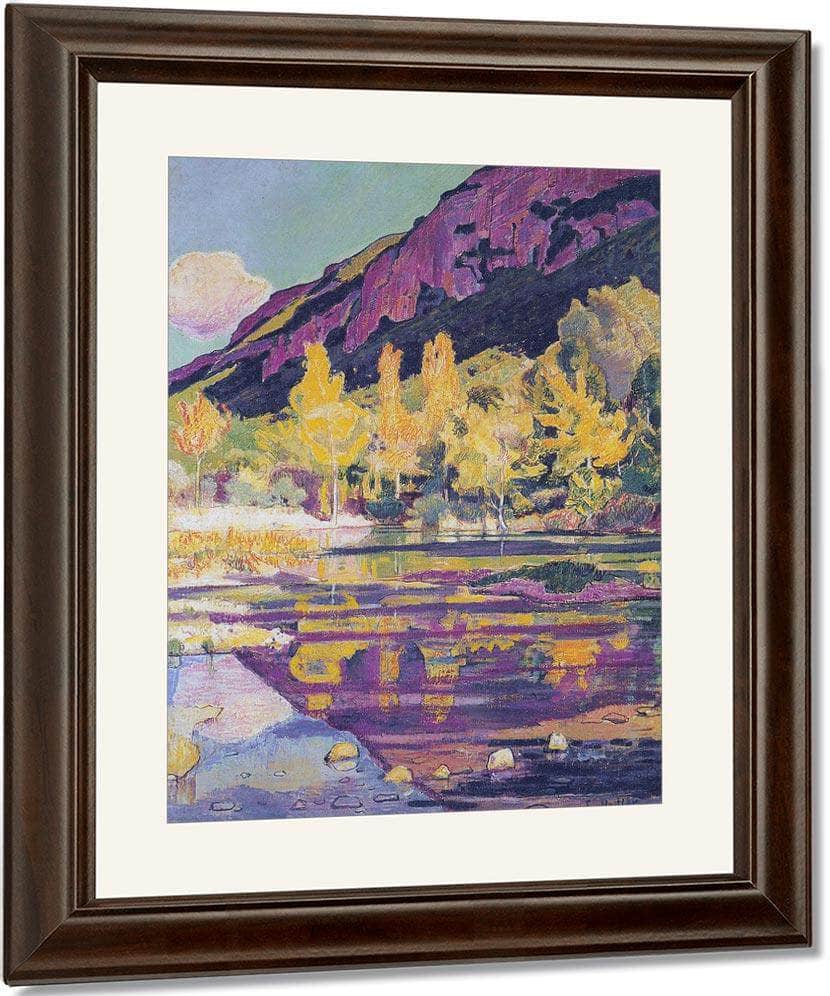 At The Foot Of The Petit Saleve 1893 Art Nouveau 65 5X49Cm Kunsthalle Bielefeld Germany By Ferdinand Hodler Fine Art Print