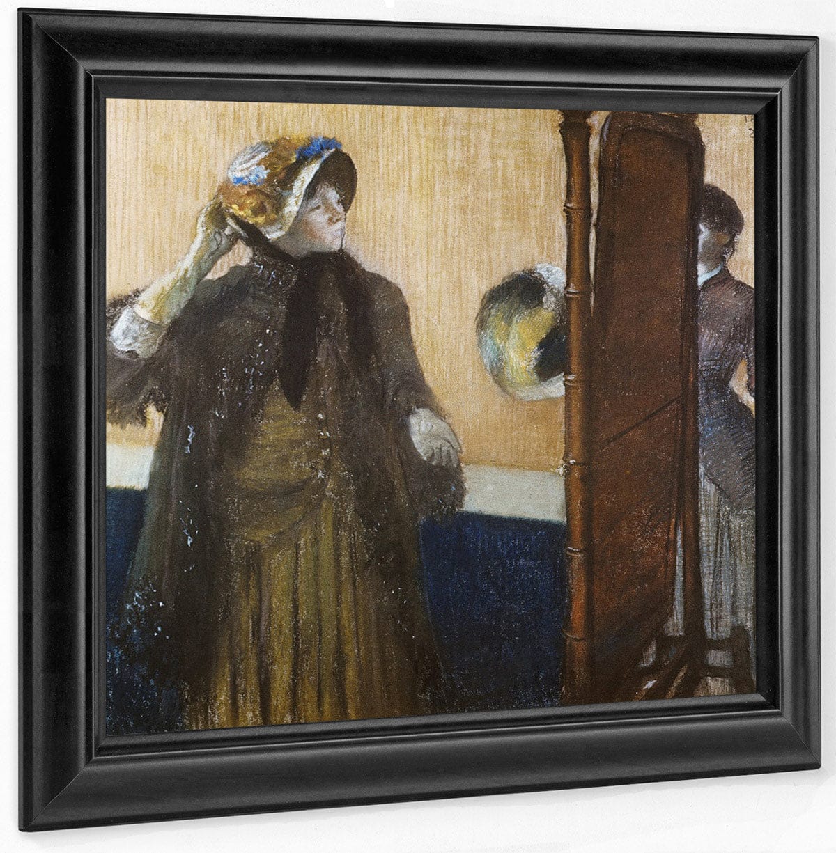 At The Milliner's 2 By Edgar Degas Fine Art Print