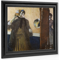 At The Milliner's 2 By Edgar Degas Fine Art Print