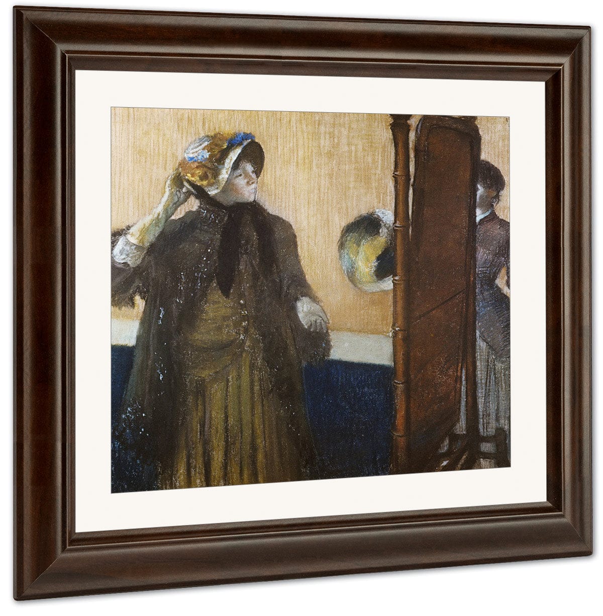 At The Milliner's 2 By Edgar Degas Fine Art Print