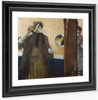 At The Milliner's 2 By Edgar Degas Fine Art Print