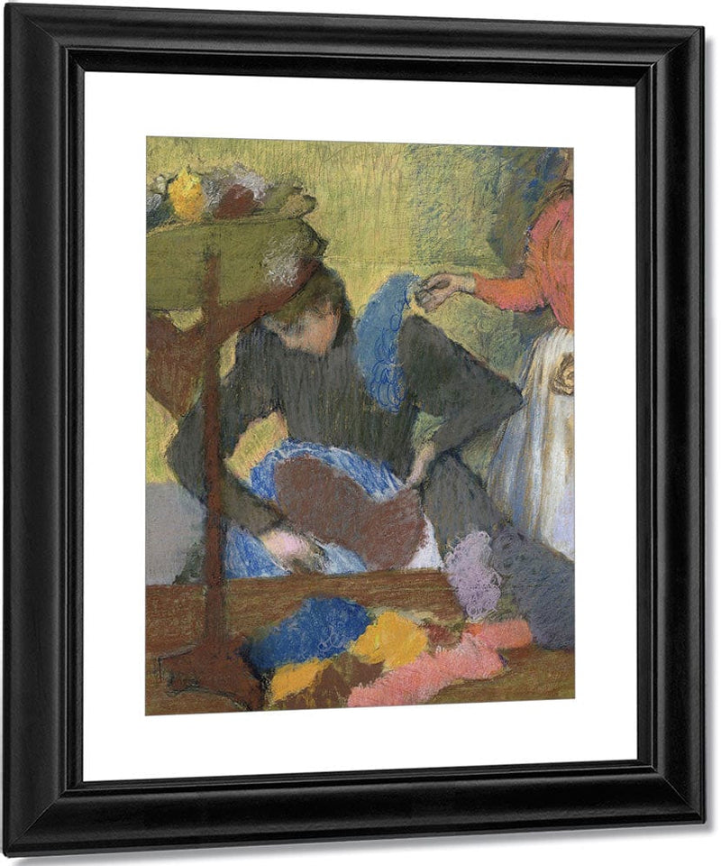 At The Milliner's By Edgar Degas Fine Art Print