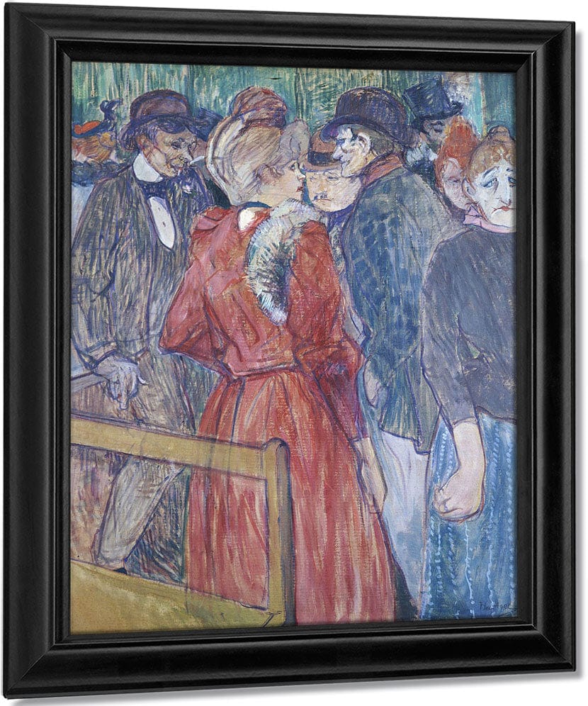 At The Moulin De La Galette By Henri Marie Raymond De Toulouse Lautrec Monfa Fine Art Print